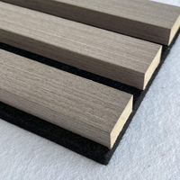 Paneles Acústicos de Madera HAORAN MDF Insonorizantes de 3 Lados con Chapa Técnica AkuPanel, Panel de Sonido para Techo, Altamente Efectivo