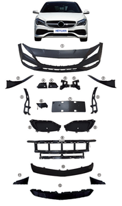 Nuovo Paraurti Anteriore all'Ingrosso per <span class=keywords><strong>Mercedes</strong></span> Kit Carrozzeria Protettivo 117 880 2301 W117 <span class=keywords><strong>CLA</strong></span> 2016-2019 - Product Image 2