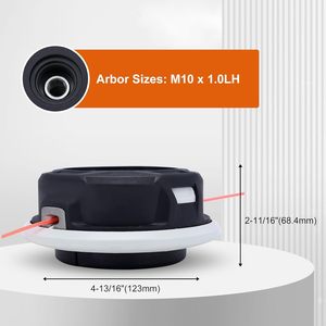 Tête de tondeuse à C26-2 de haute qualité pour <span class=keywords><strong>Stihl</strong></span> sac à dos débroussailleuses tête de mangeur de mauvaises herbes en gros nouvel état - Product Image 3