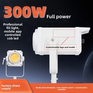 Luz de Estudio de 300W para Transmisión en Vivo, Iluminación de Belleza para Streamers, Luz COB con Montura Bowens para Fotografía de Estudio - Product Image 5