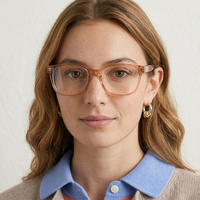 Lunettes Optiques en Gros Montures TR-90 de Haute Qualité Charnières à Ressort Lunettes d'Ordinateur Classiques Unisexe Verres Acryliques Légers