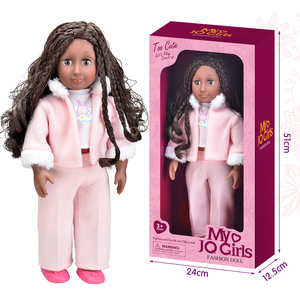 18 Inch Cute African Girl Toy Cotton Body Black <strong>Dolls</strong> with <strong>Blinking</strong> <strong>Eyes</strong> Top Ranking 18 Inch American <strong>Doll</strong> for Kids - Product Image 6