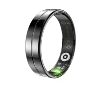Bague connectée de suivi d'activité en acier, étanche IP68, contrôle par application, suivi du rythme cardiaque, de l'oxygène sanguin et du sommeil, autonomie de 5 jours, magnétique