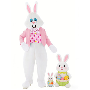 Ensemble de costumes de cosplay en peluche lapin de Pâques personnalisé pour enfants - <span class=keywords><strong>Tenue</strong></span> de mascotte de dessin animé pour <span class=keywords><strong>festival</strong></span> et spectacle sur scène pour enfants - Vente en gros - Product Image 4