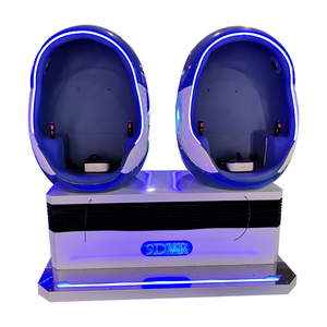 Parque temático, producto increíble en oferta, máquina VR 9D, <span class=keywords><strong>2</strong></span> asientos, proyecto de juego de cine/Cine de realidad Virtual 9D/9D VR Eggs - Product Image 3