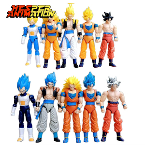 HESPER Promotion Anime Dragon DBZ Goku <span class=keywords><strong>Vegeta</strong></span> Figurine d'action styles variés <span class=keywords><strong>Super</strong></span> <span class=keywords><strong>Saiyan</strong></span> DBZ Figurine PVC Modèle de collection Décoration - Product Image 1
