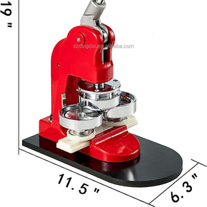 Nút Huy hiệu máy in màu đen màu xanh lá cây Quà Tặng Vàng nút pin Máy ép màu hồng Nga tài năng hướng dẫn sử dụng nút huy hiệu - Product Image 1