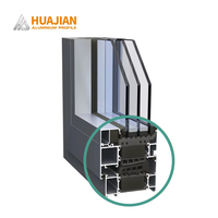 Puertas y Ventanas de Aluminio con Sistema de Cierre Antirrobo, Ventanas de Aluminio con Perfil 6063 para Protección y Seguridad del Hogar