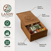 Zeitlose Handgefertigte Hochzeits-Geschenkbox aus Holz mit Individueller Markengestaltung und Walnuss-Finish als Erinnerungsbox für Jubiläumsfeiern