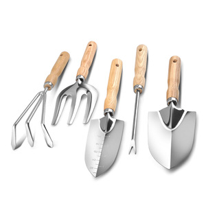 <strong>Garden</strong> <strong>Tools</strong> Heavy Duty Gardening Hand <strong>Tools</strong> with Wooden Handle Stainless Steel Material Rust-Proof <strong>Garden</strong> <strong>Tool</strong> <strong>Set</strong> - Product Image 4