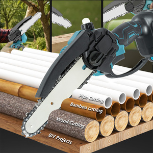 Chain Saw Machine Price Portable Power Saws for Trimming <b>Tree</b> <b>Branches</b> and Cutting Wood Battery Mini Chainsaw GT-1004 Battery - Product Image 5