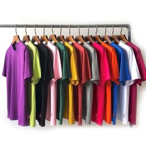 <span class=keywords><strong>PL</strong></span> T-shirt imprimé bouffant personnalisé Hombre T-shirt uni à manches courtes 240g en coton <span class=keywords><strong>m</strong></span>élangé T-shirt surdimensionné à épaules tombantes T-shirts vierges - Product Image 1