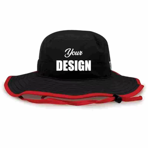 หมวกบักเก็ตปักลาย 3 มิติ แบบยูนิเซ็กซ์ รุ่นปี 2026 ลายทางหลากสี พร้อมปีกกว้างและลายโบว์ - Product Image 1