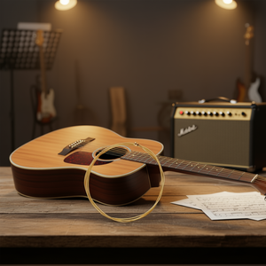 Cuerdas para Guitarra Acústica Db, Núcleo de Acero con Alto Contenido de Carbono, 5 Cuerdas de Latón, Calibre .013-.066, Resistentes, Sin Recubrimiento - Product Image 2