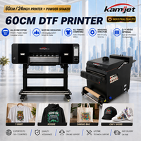 Imprimante DTF A1 600MM avec tête d'impression Xp600/I1600/I3200 et machine à secouer la poudre, imprimante de transfert DTF pour T-shirts 60cm, directement de l'usine