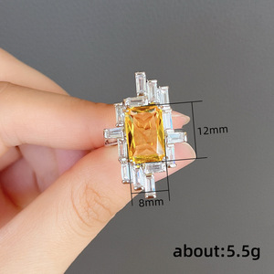 Anello con Design Geometrico a Forma di T Irregolare, Anello Classico da Dito per Donne - Product Image 5