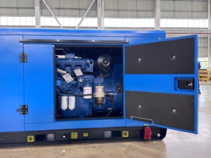 Générateur diesel silencieux Cummins Perkins avec système de refroidissement par air, démarrage automatique 400V, moteur Yuchai, 50/60Hz, 50kW, 80kW, 100kW - Product Image 3