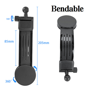 New 2025 nhà máy bảng điều khiển uốn cong cấu hình thấp 360 ° xoay điện thoại có thể điều chỉnh kẹp kẹp giữ cho <span class=keywords><strong>4</strong></span> đến 7.2 inch thiết bị - Product Image 6