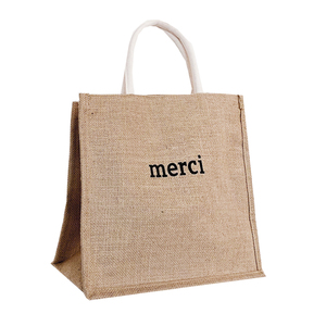 Sacs de plage réutilisables en jute, sacs fourre-tout promotionnels, sacs de courses en toile de jute naturelle, sacs de courses en lin, sacs écologiques - Product Image 1
