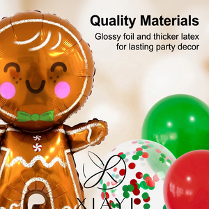 Set di Palloncini Natalizi Personalizzati all'Ingrosso, Nuovo Albero di Natale e Babbo Natale in Foil Gonfiabile, Decorazioni per Feste Natalizie - Product Image 4