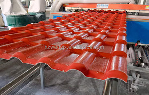 Machine de fabrication de tuiles de toit en terre cuite synthétique, résine plastique Telha PVC - Product Image 5