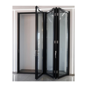 <span class=keywords><strong>Porte</strong></span> pliante en verre trempé pour restaurant, fabricant professionnel, aluminium anodisé, norme américaine - Product Image 2