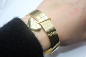 BMZ-pulsera de primera calidad para mujer, brazalete de oro inoxidable, el mejor pulido, calidad superior, 7 piezas, 2022-5 - Product Image 5