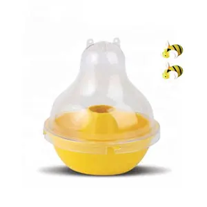 Trampa colgante de plástico para avispas y abejas, trampa de plástico con Control de abejas, para jardín al aire libre