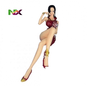 Figura de Anime de Boa Hancock en Pose Sentada de One Piece, Modelo de Estatua con Traje Rojo de JT Studio - Product Image 5