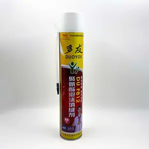 F812 Hot Sale Customizable Gun/Tube Polyurethane Foam Caulk Acoustic Waterproof Insulation For Construction Use