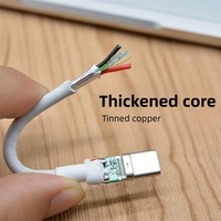 Grosir USB-C PD 65W kecepatan tinggi kabel Data isi daya Cepat Tipe C ke Tipe C kabel pengisi daya ponsel untuk ponsel i 16 Pro Max