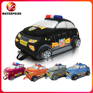 <span class=keywords><strong>Sac</strong></span> <span class=keywords><strong>à</strong></span> <span class=keywords><strong>dos</strong></span> personnalisé en forme de voiture de police 3D, sacs d'école pour enfants, sacs <span class=keywords><strong>à</strong></span> <span class=keywords><strong>dos</strong></span> au design cool, sacs d'école pour garçons, noir, imperméable, dessin animé, unisexe - Product Image 2
