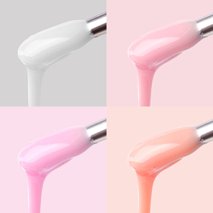 การขยายที่เป็นที่นิยมการสร้างแบบจำลองเจลสีนู้ดมิลค์กี้สีเล็บอาคารเล็บเจลแข็งโปแลนด์ในกลุ่ม - Product Image 4