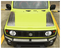 Pour Suzuki Jimny JB74/64 garde de capot moteur modifié pour Kits de carrosserie de voiture Jimny avec accessoires de voiture de garniture tout-terrain