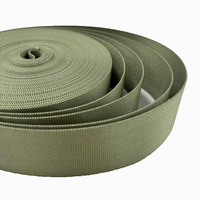 Sangle en nylon multifonctionnelle personnalisée de 1 pouce de large pour sacs et chaussures avec logo imprimé