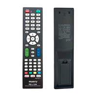 Télécommande universelle pour téléviseur HUAYU RM-L1388 avec code fixe et contrôle tactile LED pour Samsung et autres marques (2 piles AAA)