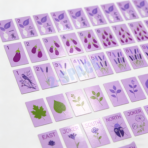 Cartas <span class=keywords><strong>de</strong></span> Mahjong <span class=keywords><strong>de</strong></span> Papel <span class=keywords><strong>Duro</strong></span>, <span class=keywords><strong>Juego</strong></span> <span class=keywords><strong>de</strong></span> Cartas <span class=keywords><strong>de</strong></span> Mahjong Chino Tradicional Americano para Fiestas Familiares - Product Image 4