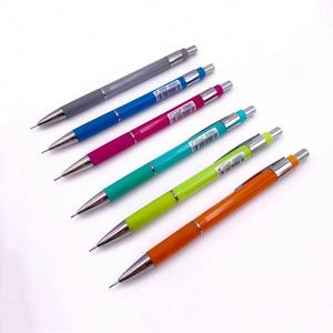 ดินสอกดแบบหมุนลบได้ 6 สี พร้อมคลิกเร็ว ขนาดไส้ 0.5/0.7 มม. ชุดใหญ่ พกพาสะดวก ทนทาน - Product Image 1