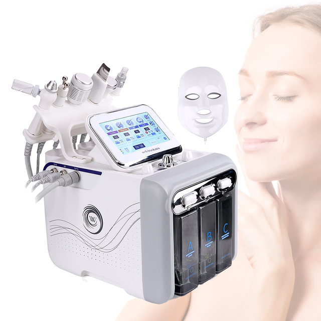 Mechanical Pump Portable Aqua Peel Microdermabrasion Hydra Machine H2O2 Hidra 7 in 1 Hydrodermabrasion Facial Machine