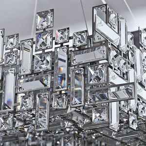 JYLIGHTING <span class=keywords><strong>Lustre</strong></span> moderne en cristal de luxe pour salon d'hôtel cuisine nordique de <span class=keywords><strong>Murano</strong></span> sur pied <span class=keywords><strong>noir</strong></span> - Product Image 5