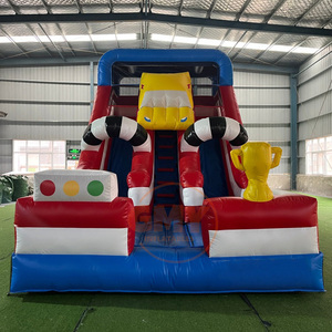 Château Gonflable Commercial de Course avec Toboggan, Grande Structure Gonflable à <span class=keywords><strong>Prix</strong></span> d'Usine - Product Image 6