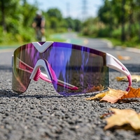 Lunettes de soleil sport personnalisées OEM/ODM avec logo, monture TR90 semi-cerclée, légères, coupe-vent, polarisées, miroir, photochromiques, protection UV400