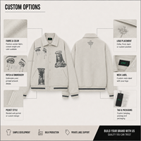 Blouson de baseball vintage brodé en mélange de laine avec imprimé graphique et manches en chenille – Développement de marque privée