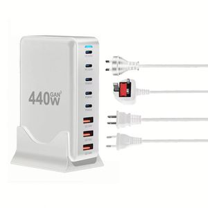 Station de charge rapide multiport 440W 5C3A Type C pour téléphone 16 15 14 pour ordinateur portable Adaptateur USB C PD 100W - Product Image 2