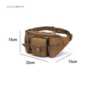Sac de taille à motif camouflage Oxford, sac de taille pour <span class=keywords><strong>homme</strong></span> de grande capacité, imperméable, pour le cyclisme, les voyages, la course à pied, sac multifonctionnel - Product Image 4