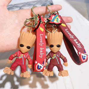 <span class=keywords><strong>Porte</strong></span>-clés Gardiens de la Galaxie Figurine <span class=keywords><strong>Groot</strong></span> Clip de sac Cadeau - Product Image 2