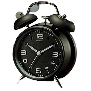 Đồng hồ báo thức đôi chuông kim im lặng bảng bàn đồng hồ cổ điển đồ cổ trang trí nhà thạch anh Analog despertador reloj Máy tính để bàn - Product Image 2