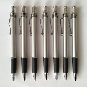 Stylo bille créatif en métal avec crochet en spirale, grip en caoutchouc et logo personnalisable pour cadeaux de bienvenue, publicité et papeterie - Product Image 4
