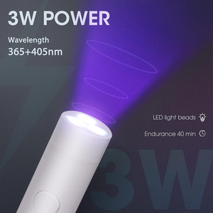 Sèche-ongles portable mini UV LED rechargeable pour séchage rapide du vernis gel, cadeau pour les ongles, utilisation à domicile et en voyage - Product Image 5