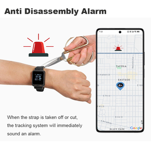 Xexun chuyên nghiệp giả mạo bằng chứng nhà giam giữ GPS theo dõ<span class=keywords><strong>i</strong></span> Vòng đeo tay cho ngườ<span class=keywords><strong>i</strong></span> già UK USA thị trường - Product Image 4